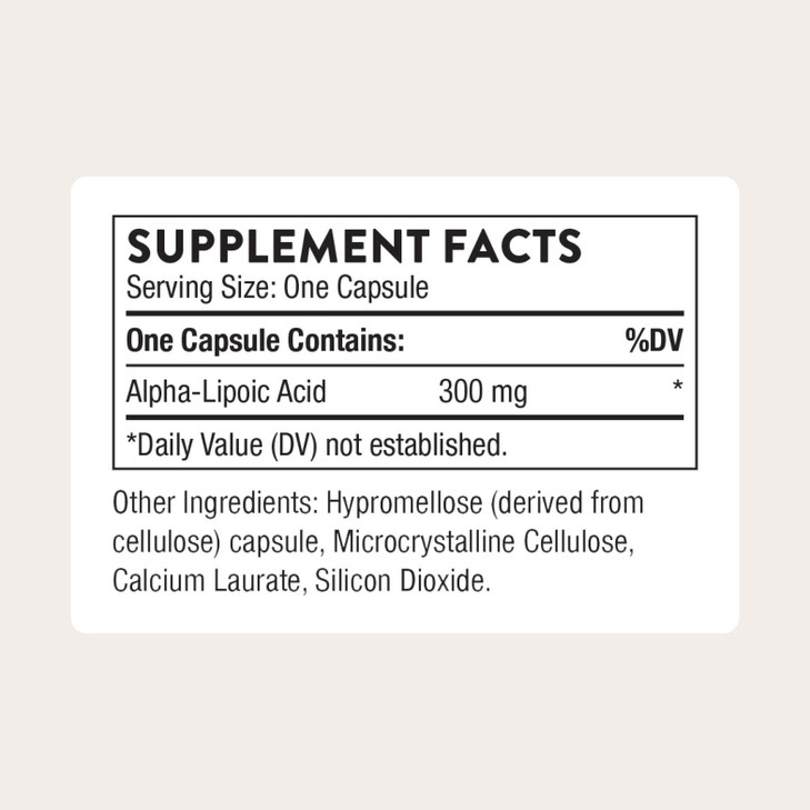THORNE - Alpha-Lipoic Acid - 300 mg