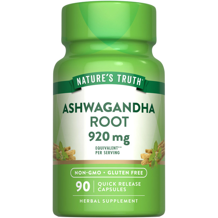 Nature's Truth Ashwagandha Supplement Capsules - 90 Count
