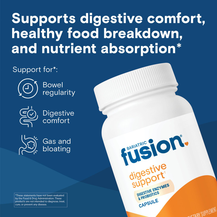 Bariatric Fusion Digestive Support: Digestive Enzymes with Probiotics