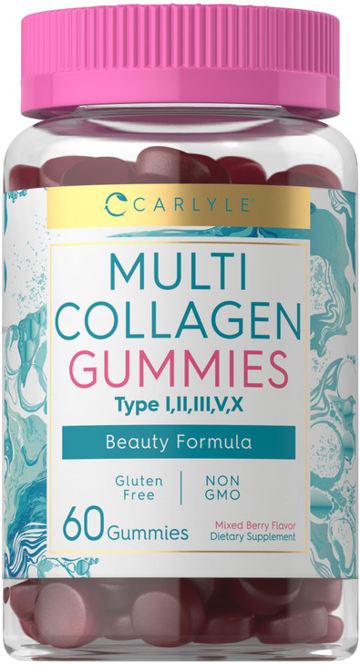Carlyle Collagen Gummies - 60 Count - Multi Collagen Complex