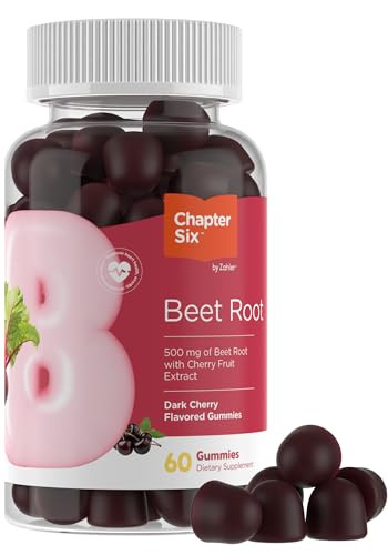 Zahler Chapter Six Beet Root Gummy, 500 mg of Beet Root with Cherry Fruit