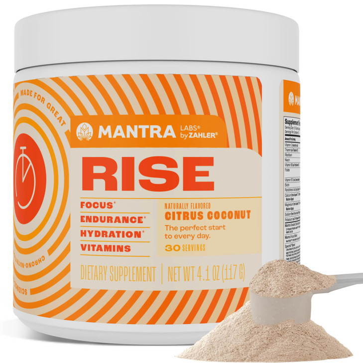 Zahler Mantra Rise, The Energy and Focus Supplement, Citrus Coconut Flavored, 30