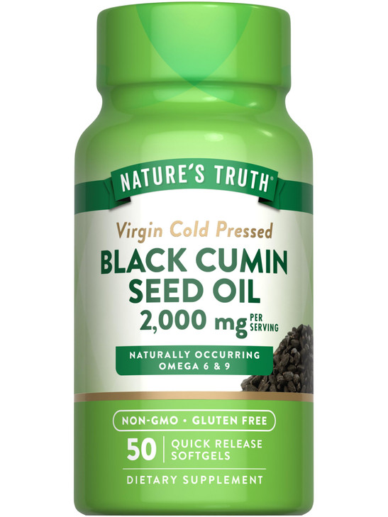 Nature's Truth Black Cumin Seed Oil 2000 mg - 50 Softgels
