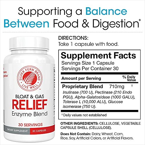 Silver Fern Bloat & Gas Relief Digestive Enzyme Blend