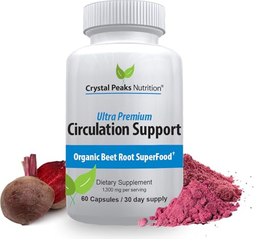CRYSTAL PEAKS NUTRITION Pure Organic Beet Root Powder Extract