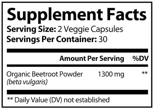 CRYSTAL PEAKS NUTRITION Pure Organic Beet Root Powder Extract