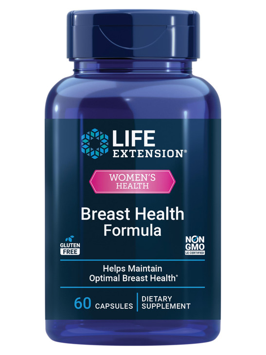 Life Extension Breast Health Formula, Breast Health Supplement, Hormone Balance