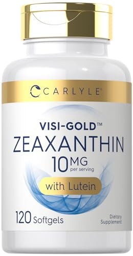 Carlyle Zeaxanthin 10mg - 120 Softgels - Eye Health Support with Lutein