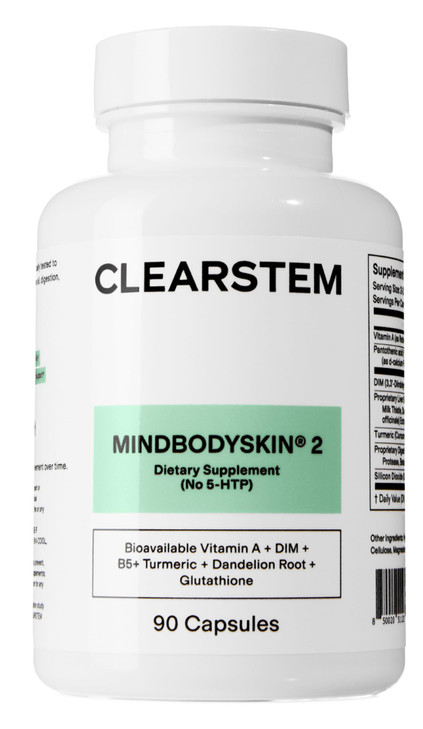 CLEARSTEM - MINDBODYSKIN Hormonal Acne Supplement (No 5-HTP)