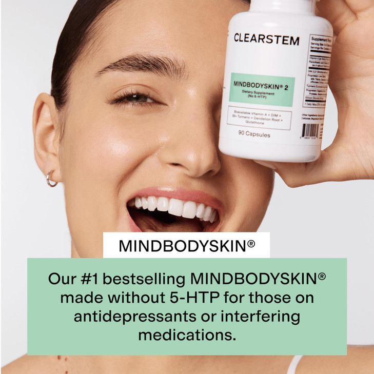 CLEARSTEM - MINDBODYSKIN Hormonal Acne Supplement (No 5-HTP)