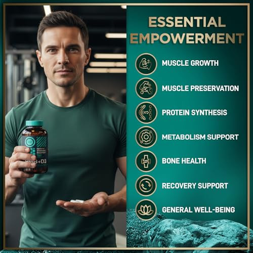 WILD FUEL 3,000mg HMB Supplement Plus Vitamin D3