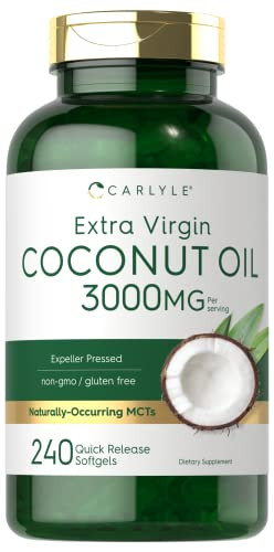 Carlyle Coconut Oil Extra Virgin Softgel Capsules - 240 Count