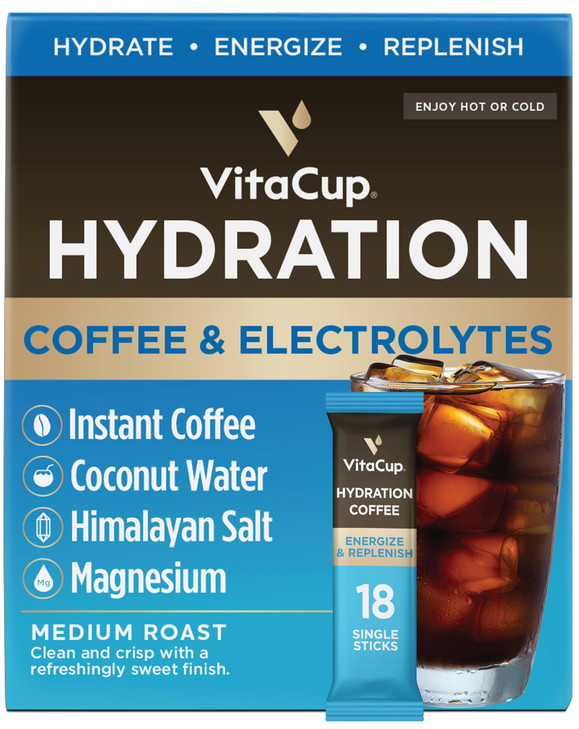 VitaCup Hydration Coffee Packets, The First Coffee That Hydrates You
