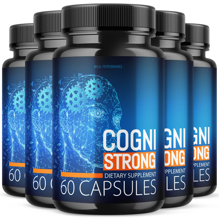IDEAL PERFORMANCE (5 Pack) Cognistrong Supplements Cogni Strong (300 Capsules)
