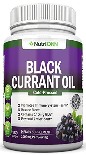 Black Currant Oil - 1000 Mg - 180 Softgels
