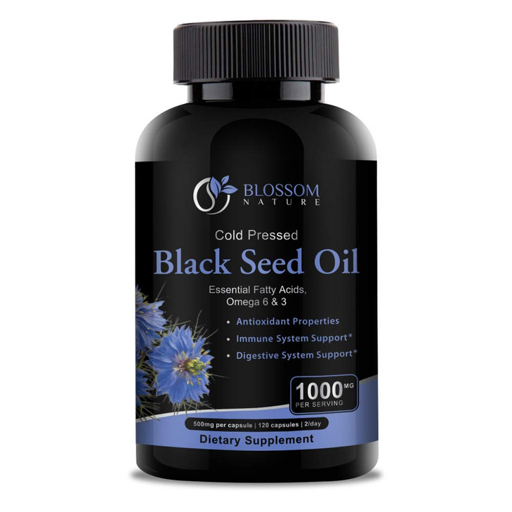 Black Seed Oil Capsules 1000mg - Premium Black Cumin Seed Oil Capsules