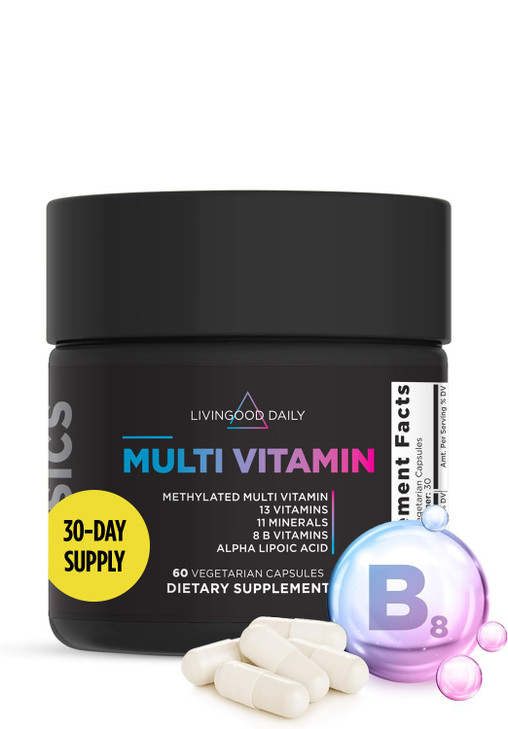 Livingood Daily Methylated Multivitamin for Women and Men, Multi Vitamin