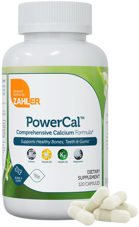 Zahler PowerCal - Calcium D3 K2 Magnesium Supplement