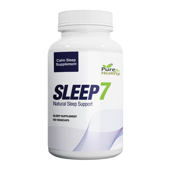 Pure & Healthy Sleep7 Natural Sleep Support w/Magnesium glycinate, Melatonin