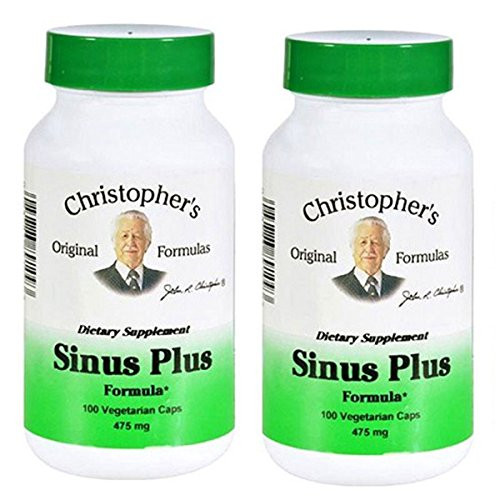 Christopher's Original Formulas Sinus Plus, Sinus Support Capsules, Whole Herb