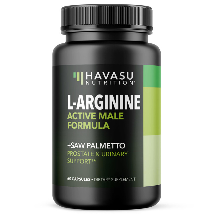 L-Arginine 500mg and Saw Palmetto 500mg