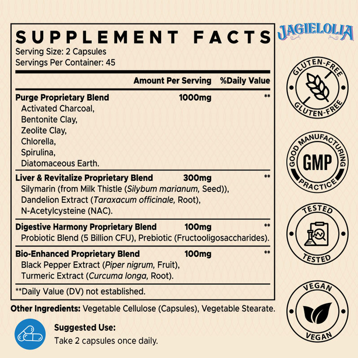 All-In-One Detox Binder Supplement 1500 MG