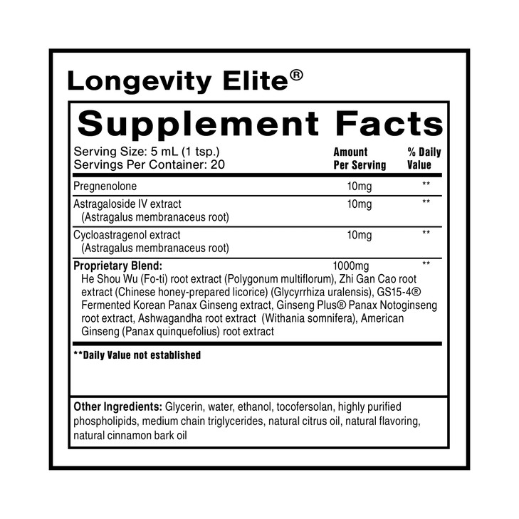 Quicksilver Scientific Longevity Elite