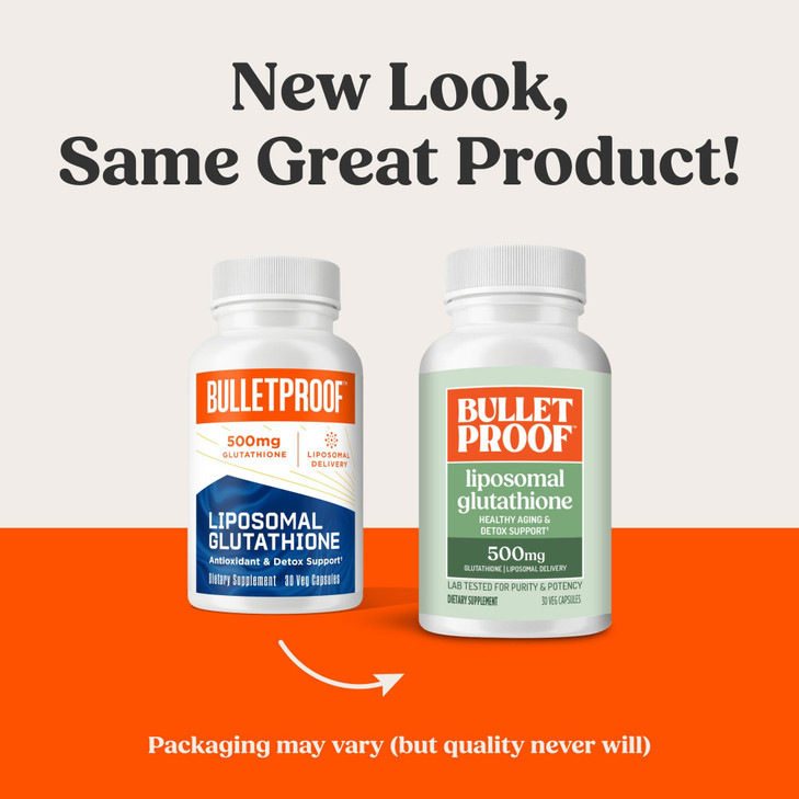 Bulletproof Liposomal Glutathione Force Antioxidant Capsules, 30 Count