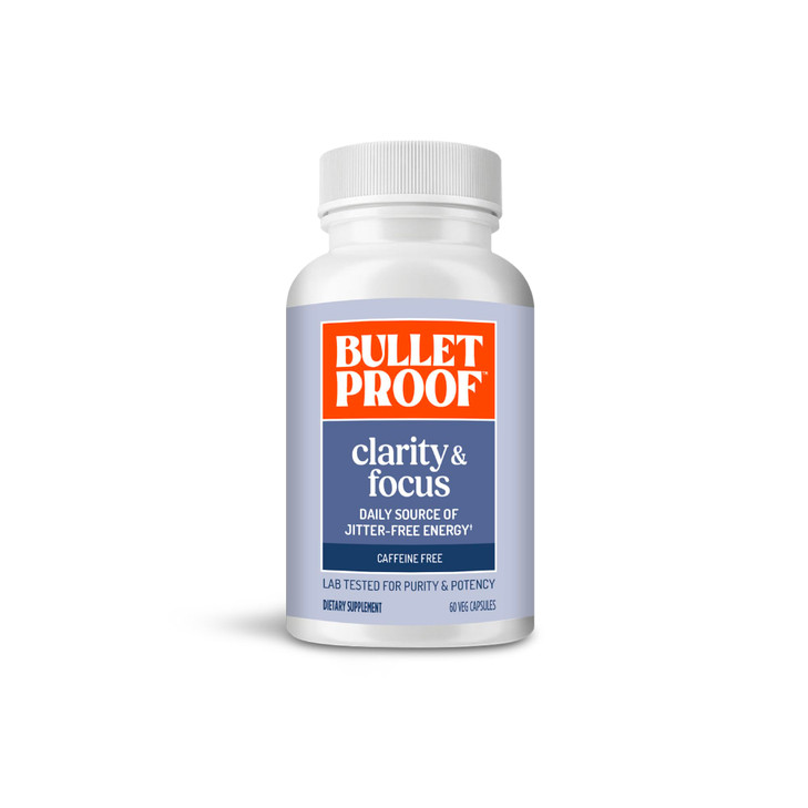 Bulletproof Clarity & Focus Capsules, 60 Count, Caffeine-Free Supplement