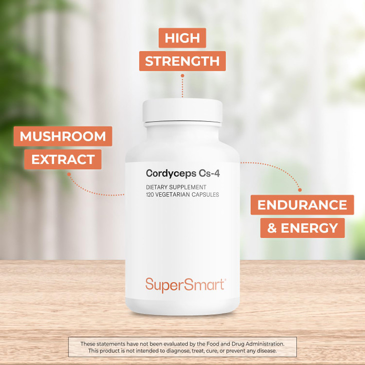 Supersmart - Cordyceps Cs-4 3150mg per Day (Hight Strength)