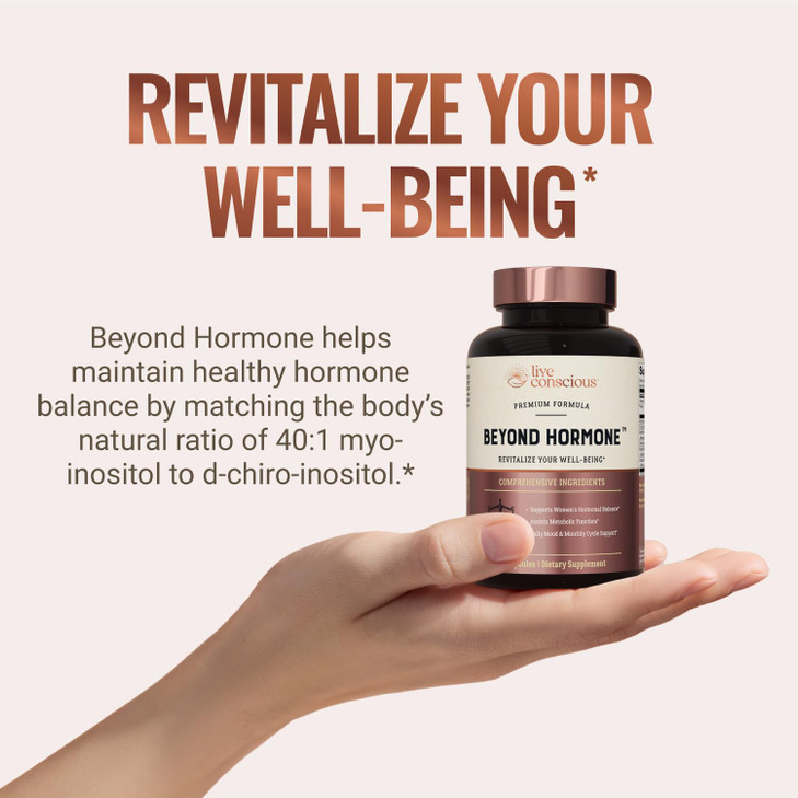 Live Conscious Beyond Hormone Daily Menopause & PMS Supplement