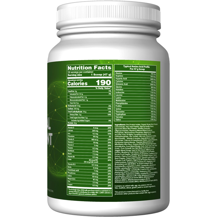 MRM Nutrition Veggie Meal Replacement Protein - 22g complete plant based protein