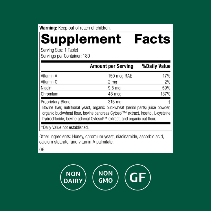 Standard Process Chromium Complex - Supplement for Digestive Health Support
