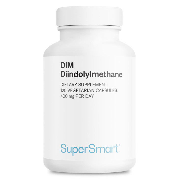 Supersmart - DIM Supplement 400mg per Day (Diindolylmethane)