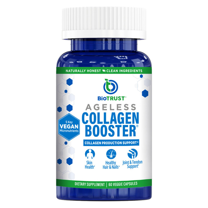 BioTrust Ageless Collagen Booster, Powerfully Support Beauty from Within, Vegan