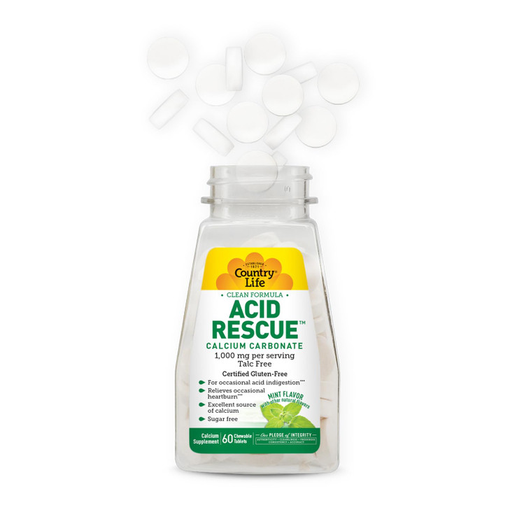 Country Life Acid Rescue Chewable Tablets