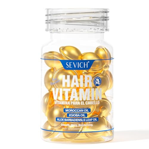 SEVICH Gold Hair Growth Capsules with Moroccan & Jojoba Oils