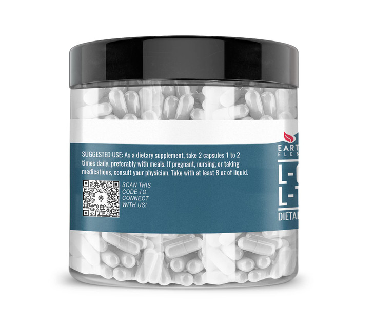 Earthborn Elements L-Carnitine Tartrate, 200 Capsules, No Magnesium or Rice