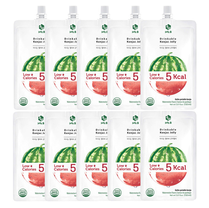 JELLY B Drinkable Konjac Jelly (10 Packs of 150ml)