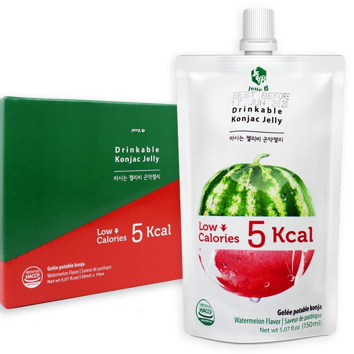 JELLY B Drinkable Konjac Jelly (10 Packs of 150ml)