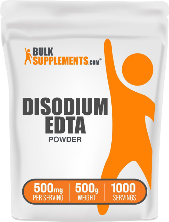 BulkSupplements.com Disodium EDTA Powder - EDTA Disodium Salt, Food Additive