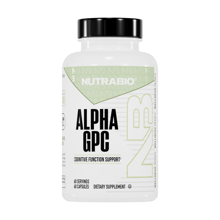 NutraBio Alpha GPC, Brain Support & Improved Memory Function, 300mg