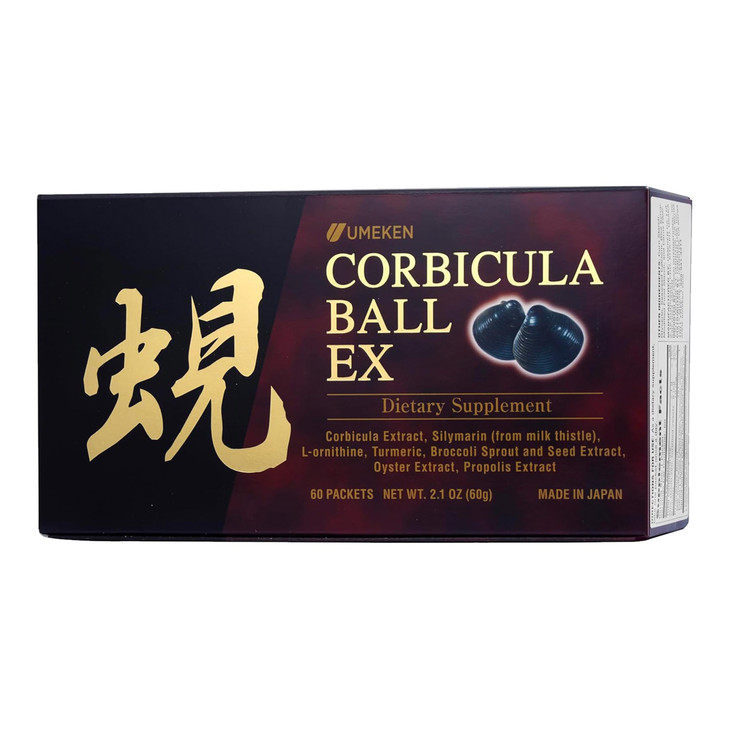 Umeken Corbicula Ball EX, for Liver Support, Rich in Essential Amino Acids