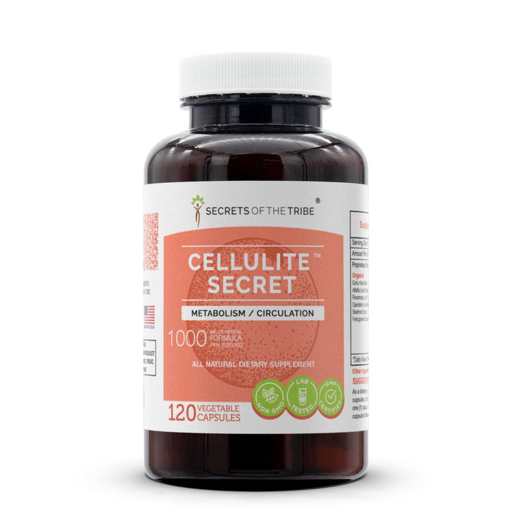 Secrets of the Tribe Cellulite Secret 120 Capsules, 1000 mg, Gotu Kola, Alfalfa