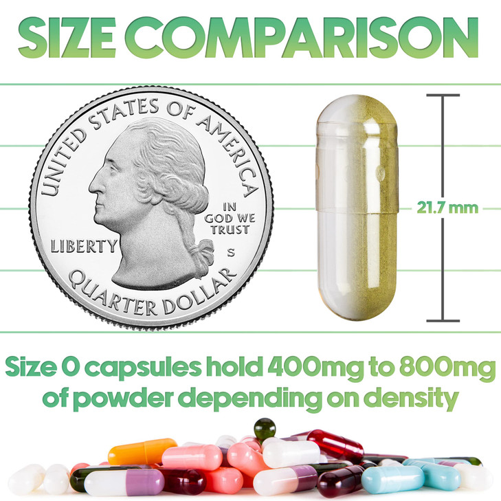 XPRS Nutra Delayed Release Size 0 Empty Capsules