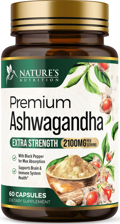 Ashwagandha Supplements - 2100mg Ashwagandha Capsule for Women
