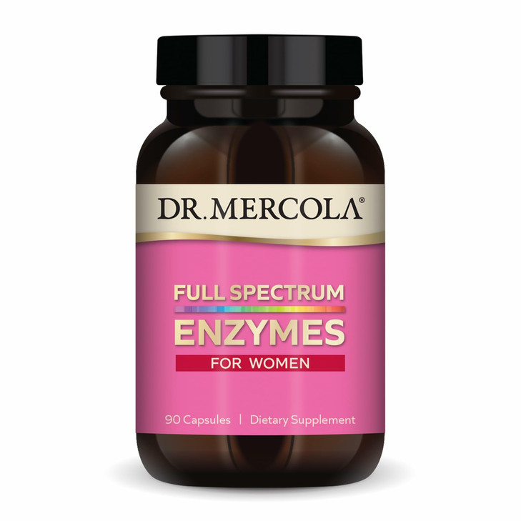 Dr. Mercola Full Spectrum Enzymes for Women - 22 Diverse Enzymes