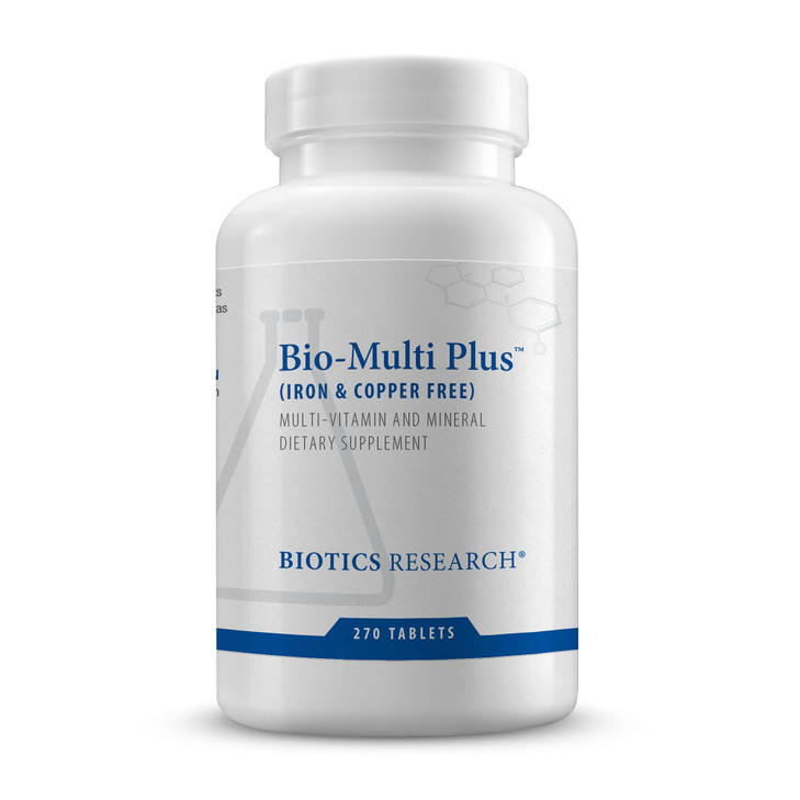 Biotics Research Bio Multi Plus Iron and Copper Free Multivitamin, Chelated