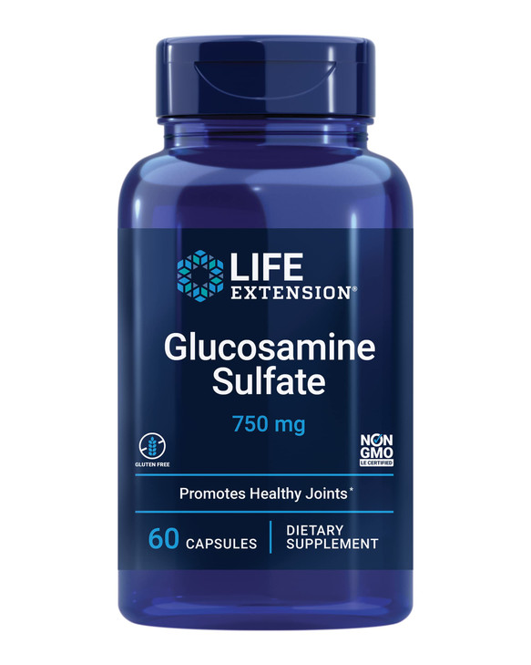 Life Extension Glucosamine Sulfate, 750 mg, Supports Knee Comfort and Joint