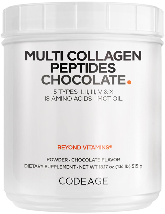 Codeage Multi Collagen Chocolate Protein Powder